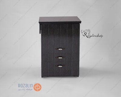 مبل چرخ خیاطی آسانسوری باران مشکی(سونیا)