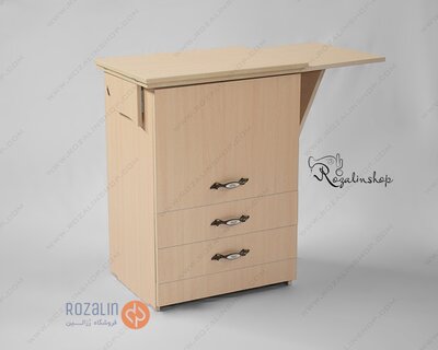 مبل چرخ خیاطی لولایی سردوز دار بیاز(زوشا)